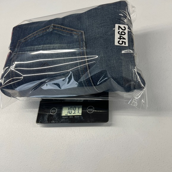 Hudson Blake Slim Straight Jeans Mens 32 Blue Denim Cotton Stretch Mid Rise - Picture 15 of 15